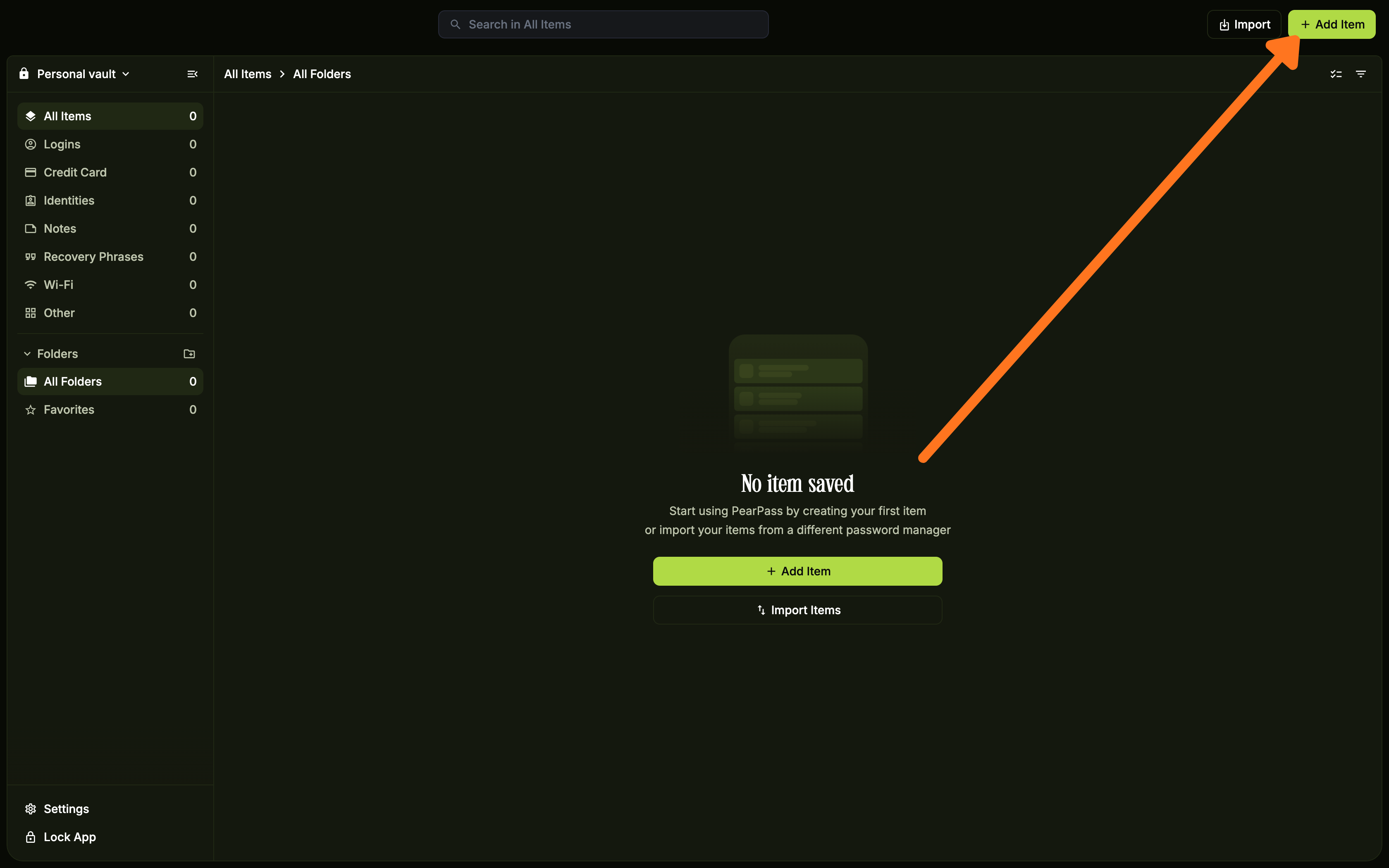 Add item